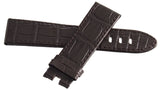 Montblanc Men's 22mm x 20mm Dark Brown Alligator Leather Watch Band FSH