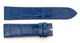 Chopard 20mm x 18mm Blue Alligator Shiny Watch Band Strap 070/103