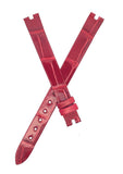 Chopard 11mm x 10mm Red Shiny Alligator Watch Band 110/75