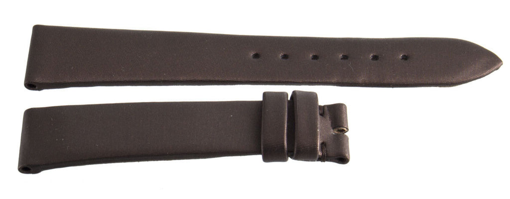 New Chopard 16mm x 14mm Brown Satin Watch Band Strap 105