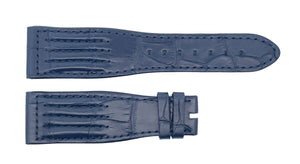 Chopard 24mm x 18mm Dark Navy Blue Alligator Watch Band Strap B0201-0623