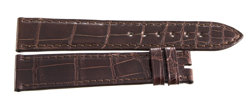 Genuine Chopard 18mm x 16mm Shiny Brown Alligator Watch Band 105