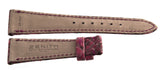 Zenith 20mm x 16mm Pink Lizard Leather Watch Band Strap 20-502