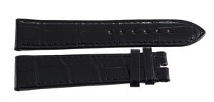 Genuine Chopard 20mm x 18mm Shiny Black Alligator Watch Band Strap 070