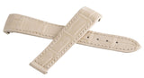 Genuine Chopard 19mm x 16mm Tan Alligator Watch Band Strap 115