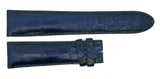 Montblanc Men's 21mm x 18mm Dark Blue Alligator Leather Watch Band FBH