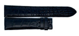 Montblanc Men's 19mm x 17mm Black Alligator Leather Watch Band FVH