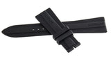 Authentic Corum 22mm x 18mm Black Rubber Watch Band Strap NEW