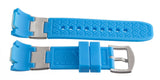 Aqua Master 28mm Baby Blue Rubber Watch Band Strap W/Silver Buckle