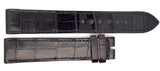 Chopard 20mm x 18mm Dark Brown Glossy Alligator Watch Band Strap B0208-099S8
