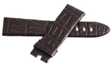 Montblanc Men's 22mm x 20mm Brown Alligator Leather Watch Band Strap FRB