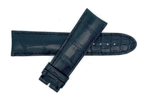 Montblanc Men's 22mm x 20mm Black Alligator Leather Watch Band FRE