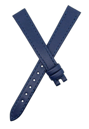 Chopard 12mm x 10mm Navy Blue Genuine Leather Women's Watch Band 105/70