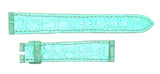 Chopard 16mm x 14mm Light Green Alligator Leather Watch Band Strap 105/70