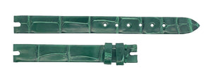 Chopard 10mm x 10mm Green Alligator Women's Watch Band 105/70
