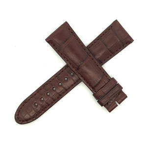 Montblanc Men's 21mm x 18mm Dark Brown Alligator Leather Watch Band Strap FSE
