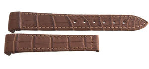 Genuine Chopard 19mm x 16mm Brown Alligator Watch Band Strap 115