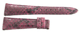 Zenith 20mm x 16mm Pink Lizard Leather Watch Band Strap 20-502
