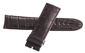 Montblanc 22mm x 20mm Brown Alligator Leather Watch Band Strap FTB