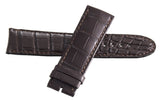 Montblanc 22mm x 20mm Brown Alligator Leather Watch Band Strap FTB