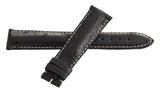 Zenith 19mm x 16mm Black Watch Band Strap