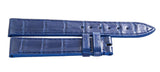 Chopard 18mm x 16mm Blue Shiny Alligator Watch Band 105/070 B0201-0440