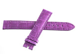 Genuine Chopard 15mm x 14mm Purple Alligator Watch Band Strap 105 B0204-0078