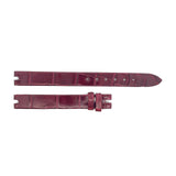 Chopard 10mm x 10mm Burgundy Alligator Women's Watch Band 105/70