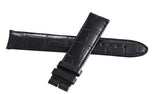 Montblanc Men's 18mm x 17mm Black Alligator Leather Watch Band FUE