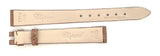 Chopard 12mm x 10mm Brown Alligator Watch Band Strap B0208-0986