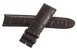 Montblanc Men's 22mm x 20mm Dark Brown Alligator Leather Watch Band FXK
