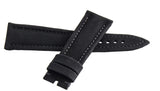 New Authentic Blancpain 23mm x 21mm Black Fabric Band