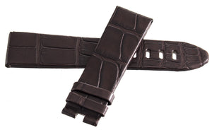 Montblanc 22mm x 20mm Brown Alligator Leather Watch Band Strap FRK
