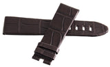 Montblanc 22mm x 20mm Brown Alligator Leather Watch Band Strap FRK