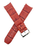 Raymond Weil 20mm x 18mm Brown Alligator Leather Watch Band W/Silver Buckle