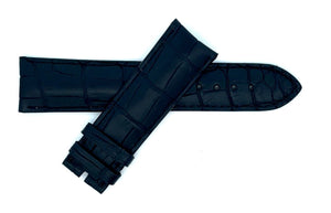 Montblanc Men's 22mm x 20mm Black Alligator Leather Watch Band