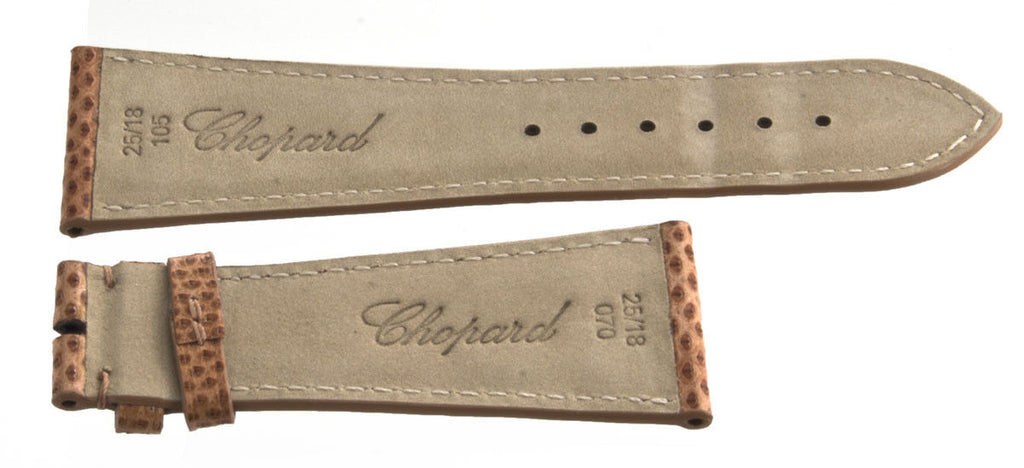 Genuine Chopard 25mm x 18mm Beige Alligator Watch Band Strap 105