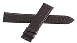Montblanc Men's 19mm x 17mm Dark Brown Alligator Leather Watch Band Strap FUB