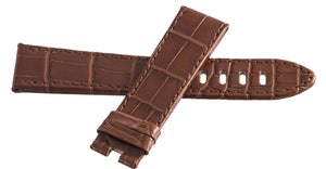 Montblanc Men's 20mm x 18mm Brown Alligator Leather Watch Band FRE