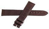 Genuine Chopard 19mm x 16mm Brown Alligator Watch Band Strap 115 B0208-0074
