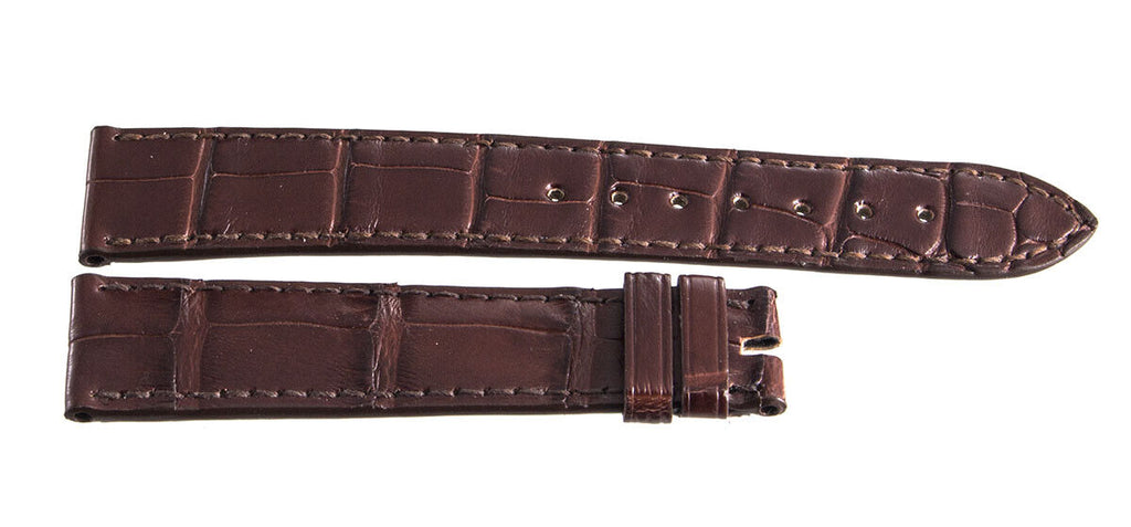 Genuine Chopard 19mm x 16mm Brown Alligator Watch Band Strap 115 B0208-0074