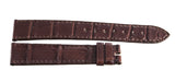 Genuine Chopard 19mm x 16mm Brown Alligator Watch Band Strap 115 B0208-0074