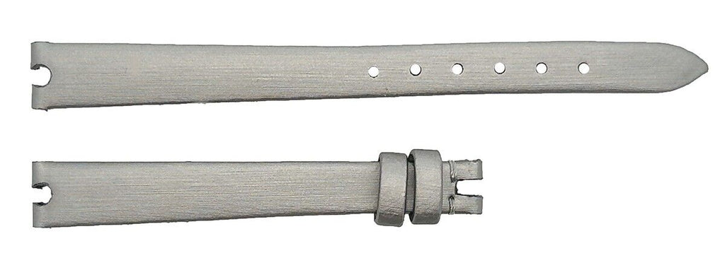 Chopard 10mm x 8mm Gray Satin Women's Watch Band 105/70