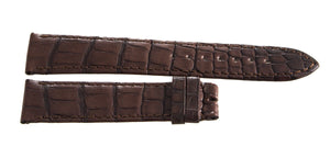 Montblanc 19mm x 16mm Brown Alligator Leather Watch Band Strap FSE