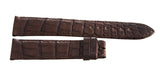 Montblanc 19mm x 16mm Brown Alligator Leather Watch Band Strap FSE