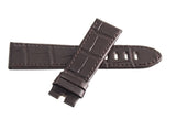 Montblanc Men's 22mm x 20mm Dark Brown Alligator Leather Watch Band Strap FWE