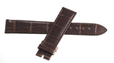 Genuine Chopard 18mm x 16mm Shiny Brown Alligator Watch Band 115 B0206-0354
