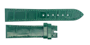 Chopard 18mm x 16mm Shiny Green Alligator Watch Band R0202-0124