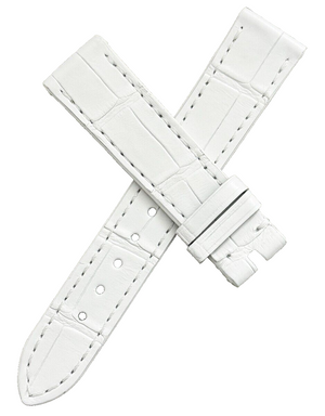 Chopard 16mm x 14mm White Alligator  Women's Watch Band Strap 095/60