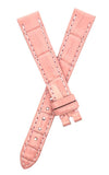 Chopard 14mm x 12mm Pink Alligator Leather Watch Band Strap 105/70